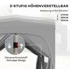 Outsunny Pavillon 3x3m wasserabweisend Stabil Winterfest Produktbild-Vorschau 5