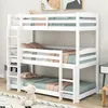 Etagenbett mit 3 Schlafgelegenheiten und Rollrost, 90x200 Produktbild-Vorschau 1
