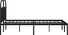 vidaXL Bettgestell mit Kopfteil Metall Schwarz 140x200 cm Produktbild-Vorschau 5