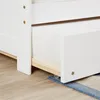 Homestyle4u výsuvná detská posteľ 90x200 cm biela drevená Náhľad obrázku produktu 20