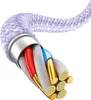 Cable Usb Do Lightning Baseus Dynamic, 2.4A, 2M (Fioletowy) Voir les images du produit 9