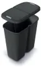 BirnePower Mülleimer Duo 50L, Schwarz, 2x 25L Produktbild-Vorschau 5