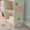 Relaxdays Kinderregal, HxBxT: 80 x 82 x 26 cm, 4 Fächer, 3 Produktbild-Vorschau 5