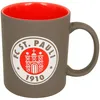FC St. Pauli Kaffeebecher Logo, Original Fanartikel, Braune Produktbild-Vorschau 1