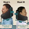 FLOWZOOM AIR Opblaasbaar reisnekkussen met capuchon, maat Productafbeelding-voorbeeld 6