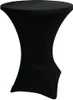 (Černá) 80X 110cm Bar Table Cover Stretch Cover pro Bistro Náhled obrázku produktu 1