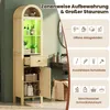 Mobiletto da bagno Merax con illuminazione a LED, mobiletto Anteprima dell’immagine prodotto 11