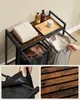 Koš na prádlo VASAGLE 2 přihrádky, sběrač prádla s policí, Náhled obrázku produktu 6