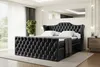 ALTDECOR Boxspringbett mit Fußteil, 2 Matratzen und Topper Produktbild-Vorschau 1