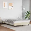 vidaXL Bettgestell ohne Matratze Creme 120x190 cm Produktbild-Vorschau 3