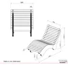Holzliege Wellenliege Waldsofa Relaxliege Gartenliege Produktbild-Vorschau 9
