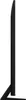 Side view of a black television on a stand. Produktbild-Vorschau
