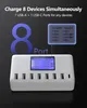 USB Ladegerät, 60W 8Ports USB Ladestation 12A USB C mit LCD Produktbild-Vorschau 7