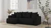 Ecksofa mit Schlaffunktion und Bettkasten DENVER – L-Form Produktbild-Vorschau 1