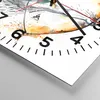 Wanduhr - Quadrat - Glasuhr - Bogen Pfeil Ziel Genauigkeit Produktbild-Vorschau 5