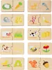 Small Foot  -  Houten Puzzel Dieren en hun Voedsel Produktbild-Vorschau 4