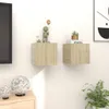 vidaXL Szafki wiszące pod TV 2 szt. dąb sonoma 30,5x30x30 Podgląd zdjęcia produktu 10