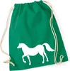 Huuraa Turnbeutel Pferd Silhouette 12 Liter Kelly Green Produktbild-Vorschau 1