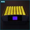 An automatic egg incubator with a digital display and multiple egg slots, illuminated from within. Náhľad obrázku produktu
