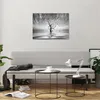 Bilder auf glas - Einteilig - Schwarzweiß Baum See - Produktbild-Vorschau 6