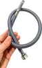 Balneo Armaturanschlussschlauch 3/8” x M10 60 cm PEX grau Produktbild-Vorschau 2