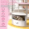 COSTWAY Tavolo per bambini con 4 sedie, set da pranzo in Anteprima dell’immagine prodotto 4