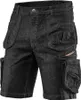 NEO TOOLS Schwarz Kurze - Denim Arbeitshose - Produktbild-Vorschau 1