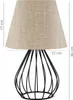 Opviq, AYD - 2585, Tischleuchten, Beige, PVC, 17 x 17 x 36 Produktbild-Vorschau 3