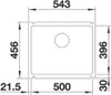Lavello da incasso 530x460mm grigio Blanco 523433 Anteprima dell’immagine prodotto 2