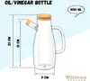 Botella de aceite Wilmax de 1000 ml con filtro, Vista previa de la imagen del producto 5