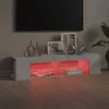 vidaXL TV skříňka s LED světly Grey Sonoma 135x39x30 cm Náhled obrázku produktu 2