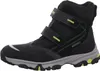 A single black and gray winter boot with green accents. Produktbild-Vorschau