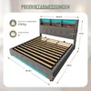 STILVORA Polsterbett 180x200 cm mit hydraulischem Stauraum Produktbild-Vorschau 7