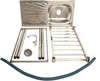 Westerholt 2304 Edelstahl Outdoor Camping Waschtisch Spüle Produktbild-Vorschau 16