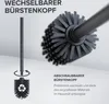 A toilet brush with a detachable head, shown in a diagrammatic and close-up view. Produktbild-Vorschau