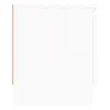 vidaXL Armoire TV avec porte blanc 102x30x36 cm - Meuble TV Voir les images du produit 8