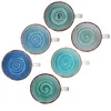 6er Set Blue Jumbotasse 400ml 6 Personen blaue XL-Becher Produktbild-Vorschau 3