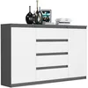 Komoda 160 cm zásuvky dveře skříňka FRAMIRE R-160-S4 Náhled obrázku produktu 2