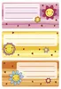 HERMA 5593 10x Schuletiketten Blumengesichter Produktbild-Vorschau 1