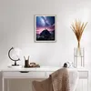 Gerahmtes Poster - Rahmen in heller Eiche - Gipfel Wolken Produktbild-Vorschau 6