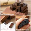 Holz Gummistempel Alphabet Set,84 Stempel Produktbild-Vorschau 4