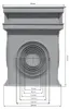 Marley Einlaufschacht 300x300mm mit Schachtdeckel + Aufsatz Produktbild-Vorschau 3