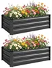 Outsunny Hochbeet 2er-Set, Pflanzkasten, rostfrei Produktbild-Vorschau 1