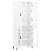 vidaXL Highboard Weiß 69,5x34x180 cm Holzwerkstoff - Produktbild-Vorschau 5