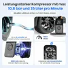 Siltcon® Elektrischer Luftkompressor 10,8 bar - 35 l/min Produktbild-Vorschau 8