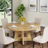 Tribesigns Farmhouse Table à manger, 120 cm Table à manger Voir les images du produit 4