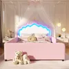 Letto imbottito 140 x 190 cm, letto a baldacchino con Anteprima dell’immagine prodotto 3