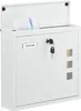 Relaxdays Briefkasten mit Sichtfenstern, HxBxT: 33 x 35 x Produktbild-Vorschau 1