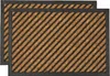 Nicola Spring Robuste Fußmatten – 60 x 40 cm – Diagonal – Produktbild-Vorschau 1