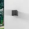 Lindby LED-Außenwandlampe Nivar, eckig, schwarz, 10 cm, Produktbild-Vorschau 4